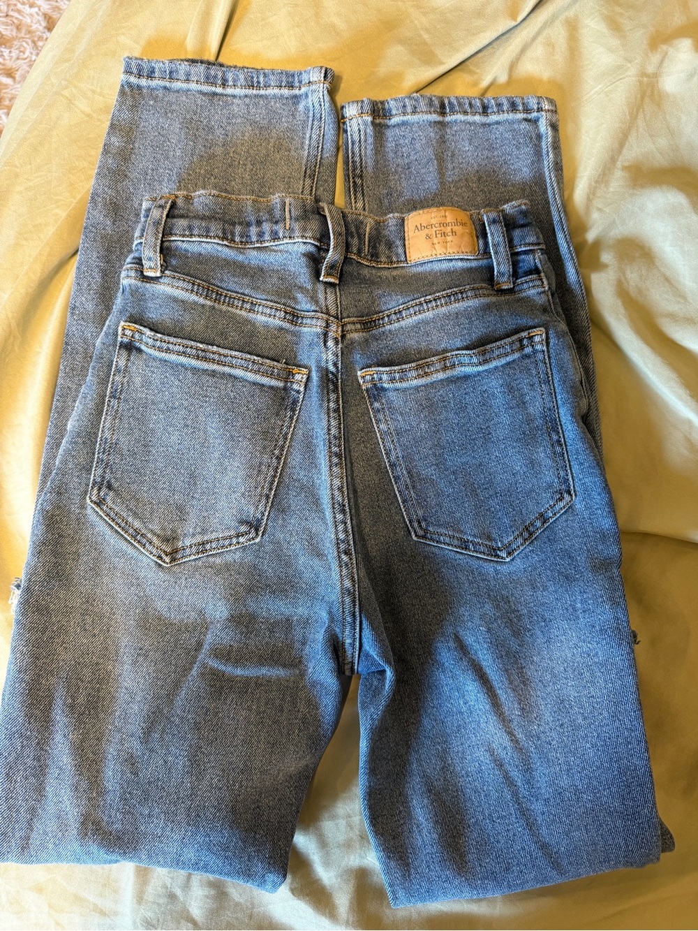 Abercrombie & Fitch Light Blue Straight Jeans